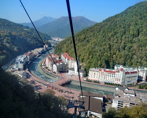 Роза хутор. Красная поляна в октябре