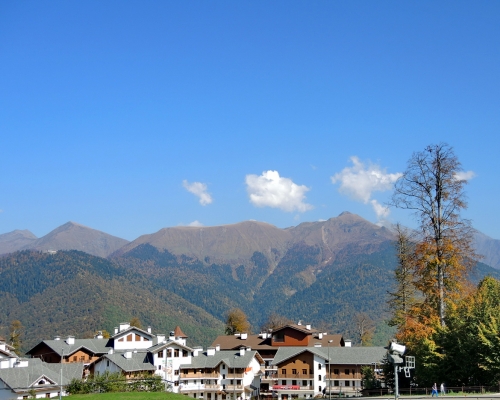 Красная поляна в октябре