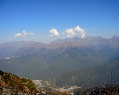 Красная поляна в октябре