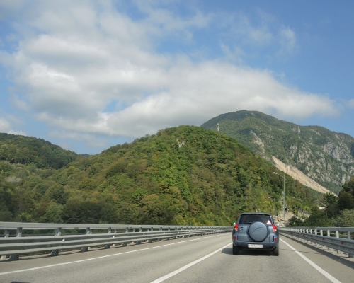 Дорога на Красную поляну 